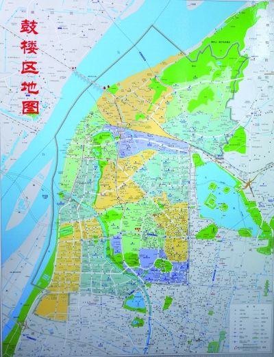 南京新鼓楼秦淮政区图发布 全市详图8月面世