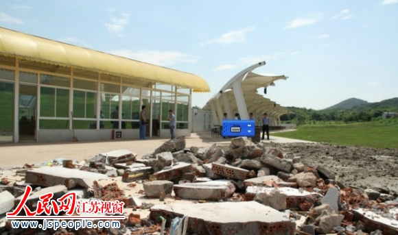 南京句容高尔夫项目续:南京地界建筑已拆除