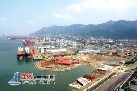 连云港港国际客运站一期主体工程8月封顶