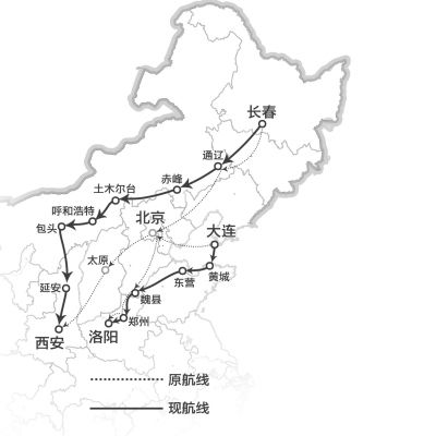 约60航班不与北京抢"天路" 28日起将绕飞