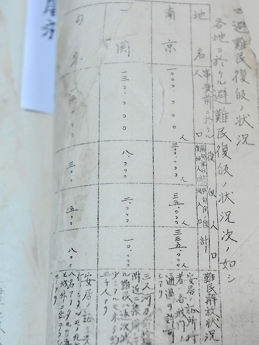 吉林现日军档案:南京大屠杀致人口锐减78.5万