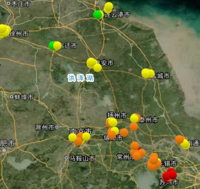 2月3日江苏13市空气质量:连云港最好 苏州最差
