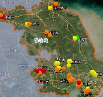 4月1日江苏13市空气质量:盐城最好 南京最差