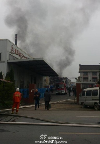 江苏如皋双马化工厂爆炸 人员伤亡尚不明