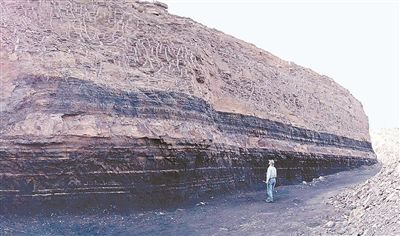 火山凝灰岩層野外露頭。本文配圖均由受訪對象提供