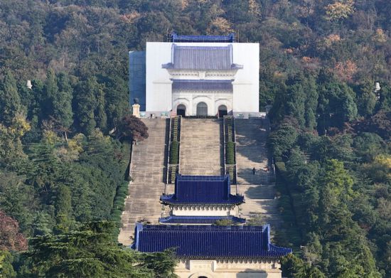 期待近百年建筑重焕生机 南京中山陵祭堂启动修缮保护