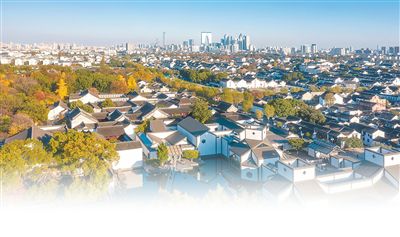 蘇州市區一景。圖片為蘇州市委宣傳部提供