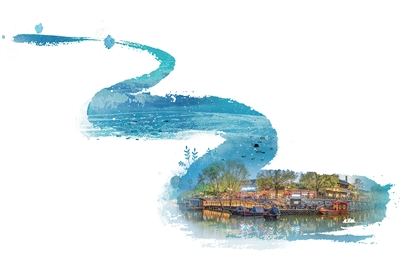 江蘇新沂市，窯灣古鎮后河風景。丁 永攝